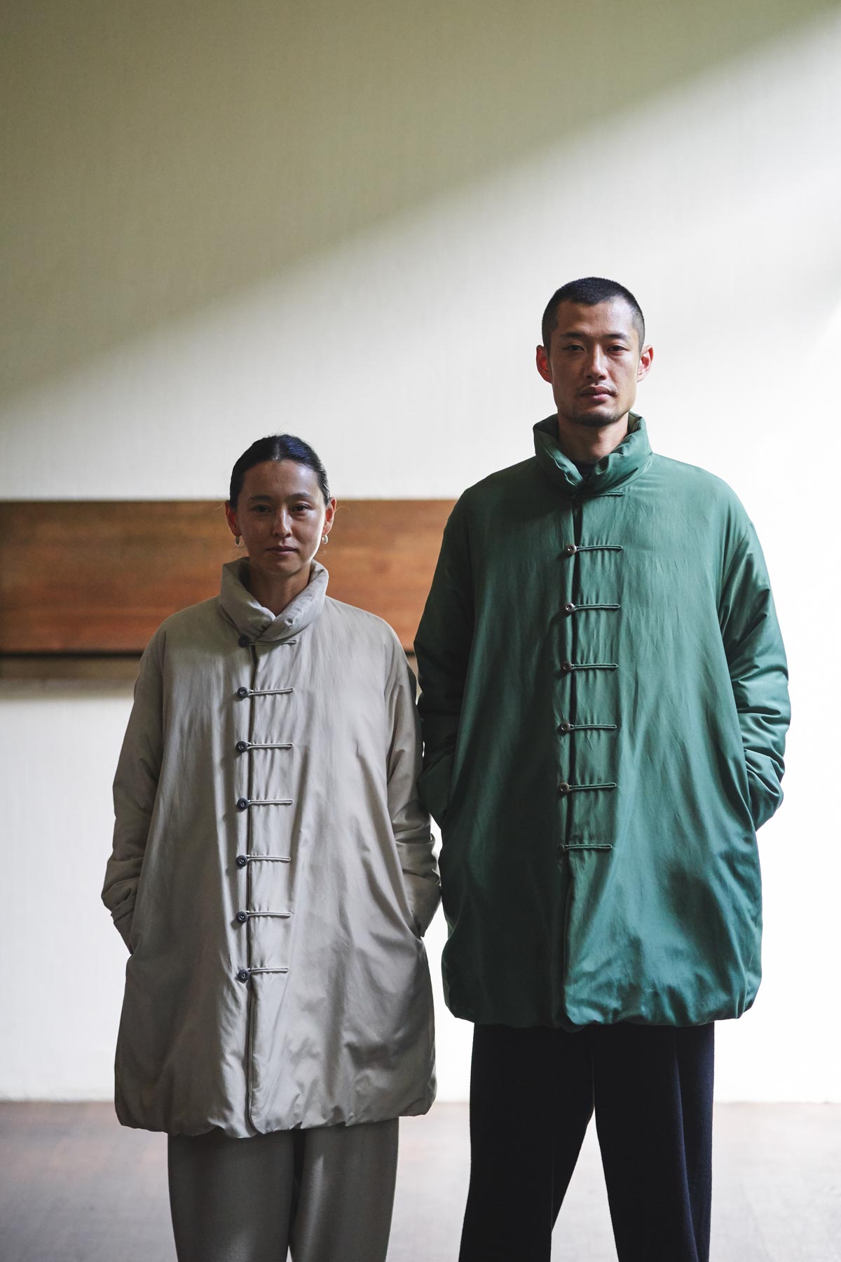 シルクコットンダウンのコート | Jurgen Lehl etc.