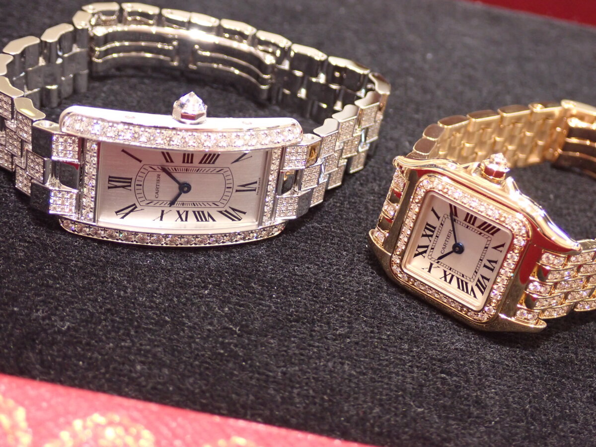 そこまでやるかカルティエ？ブレスレットにダイヤモンドをあしらった