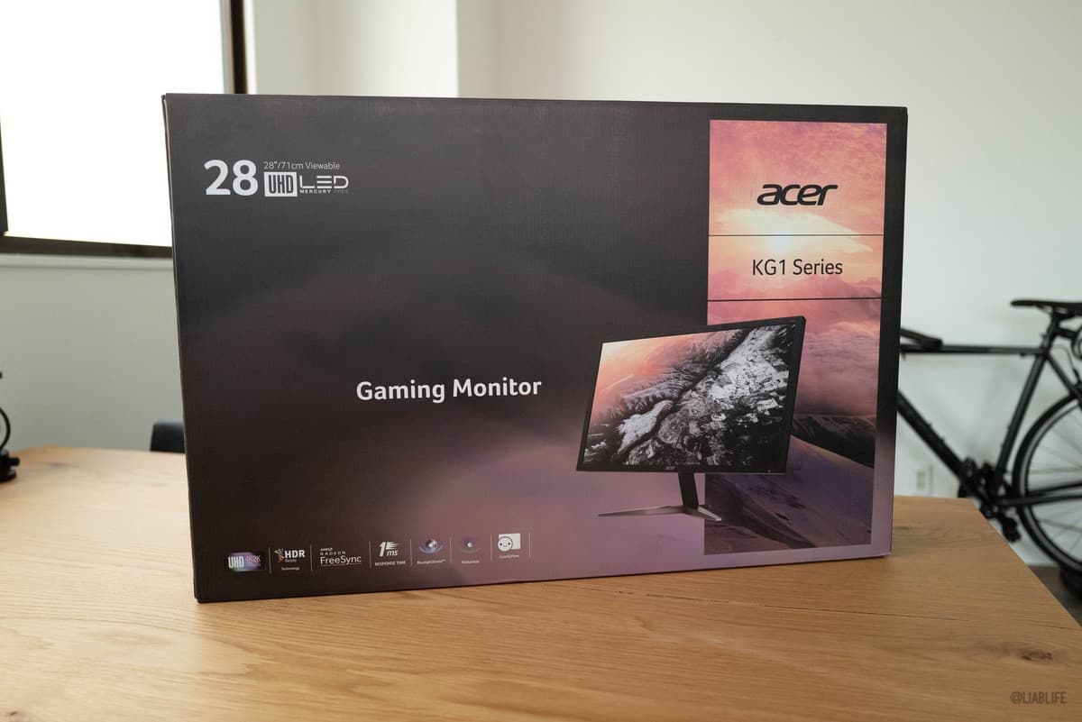 レビュー】4Kモニター「Acer KG281KAbmiipx」を買ったけど無難に満足