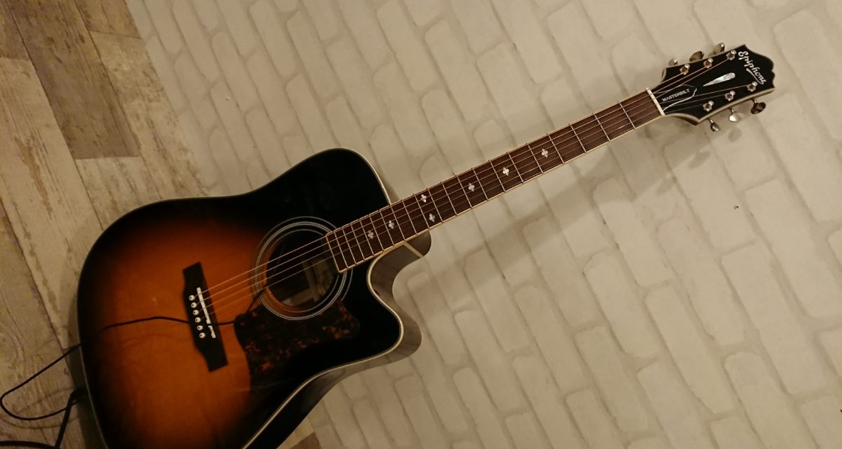六弦 ― エピフォンのエレアコ「DR-500MCE」を買いました