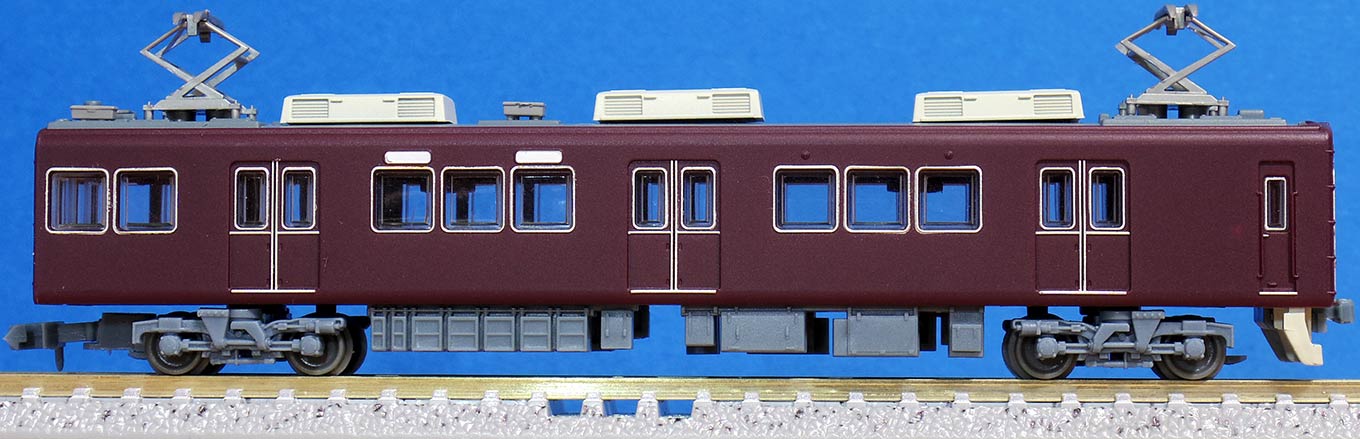 昭和阪急ファンの心に光り続けるHマーク、鉄コレ阪急7000系(原形)を