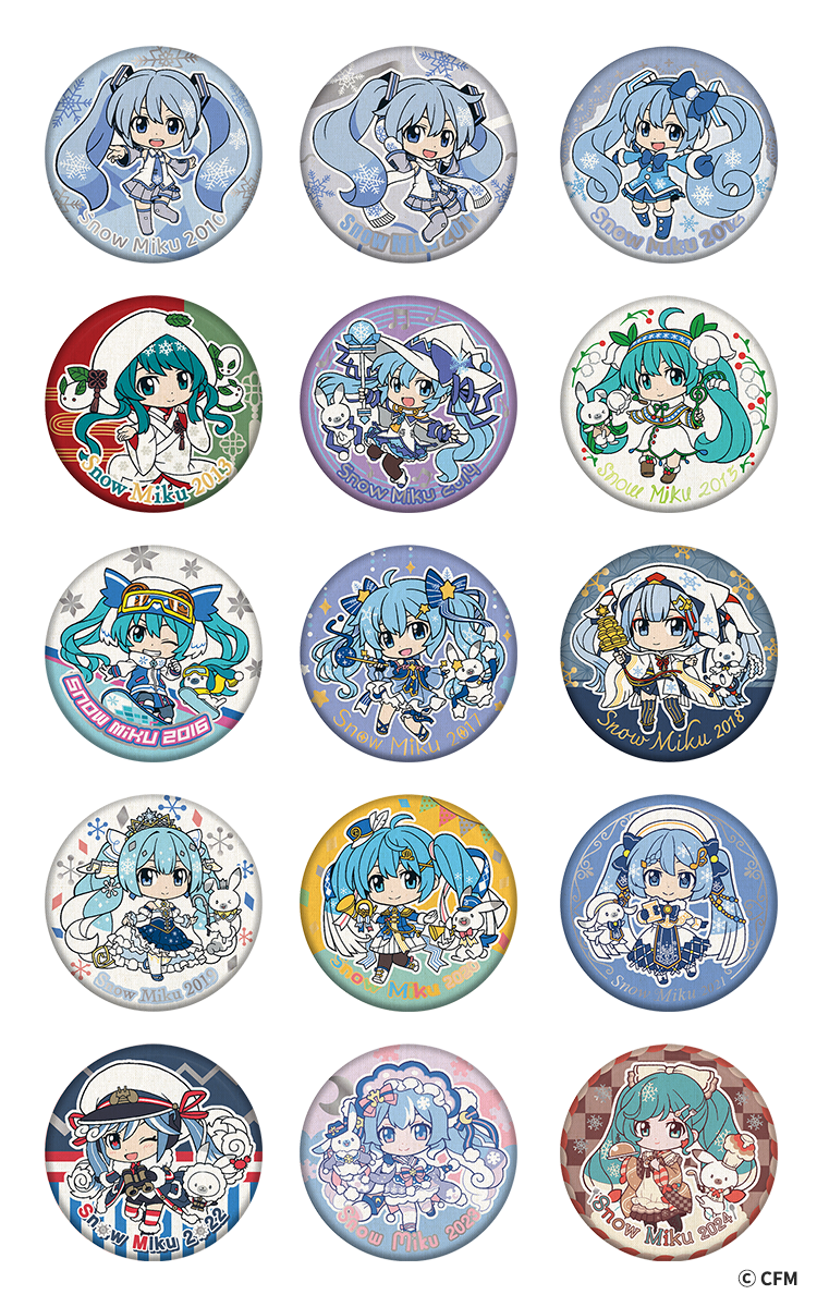 BANDAI キャンディトイ「CAN BADGE COLLECTION SNOW MIKU 2024」が2/12