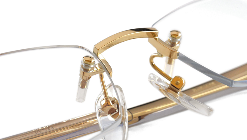 スタイリッシュな18金ツーポイントメガネが入荷 | 3T TRIPLE BLOG*東京
