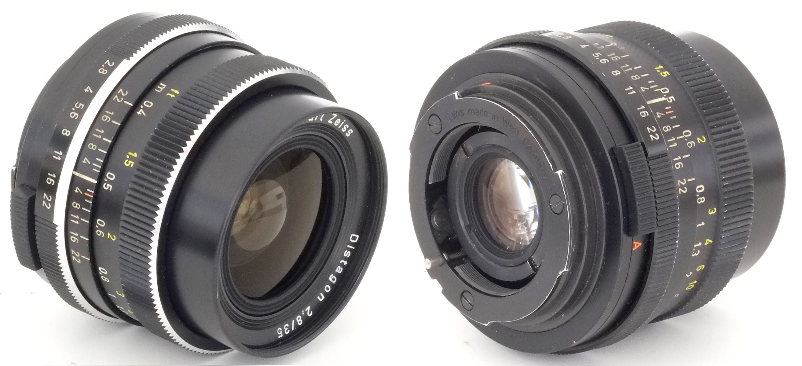 M42 MOUNT SPIRAL: Carl Zeiss DISTAGON (QBM) 35mm F2.8