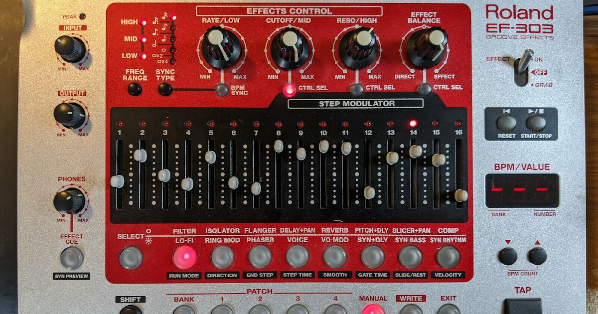 MATRIXSYNTH: ROLAND EF-303 Effects Processor Synthesizer Drum