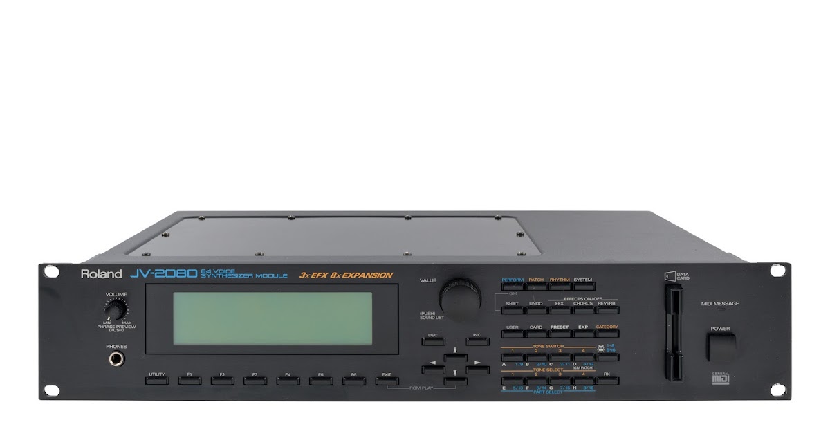 MATRIXSYNTH: Roland JV-2080 Synthesizer Sound Module SN BL71273
