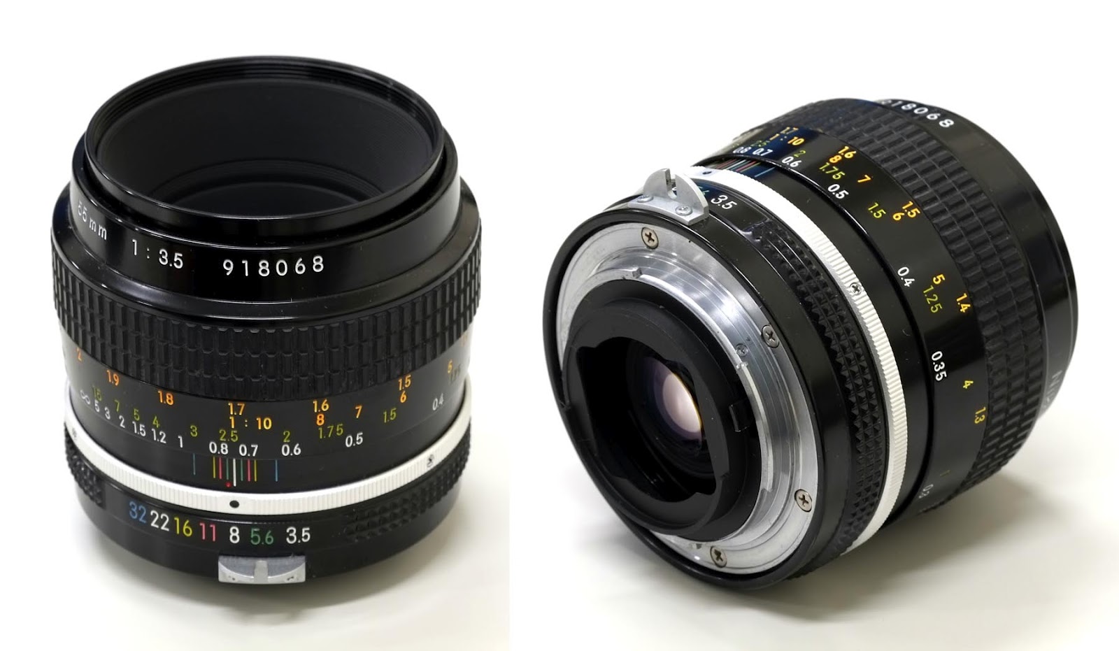 M42 MOUNT SPIRAL: Nikon New Micro Nikkor 55mm F3.5(Nikon F mount)