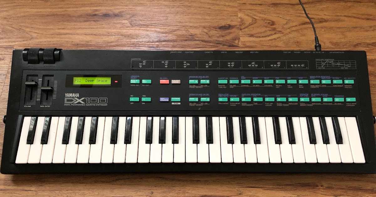 MATRIXSYNTH: Yamaha DX100 FM Synthesizer w/ Original Box & Extras