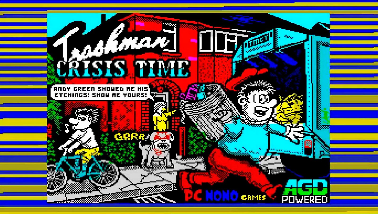 Indie Retro News: Trashman Crisis Time - A ZX Spectrum remake of a
