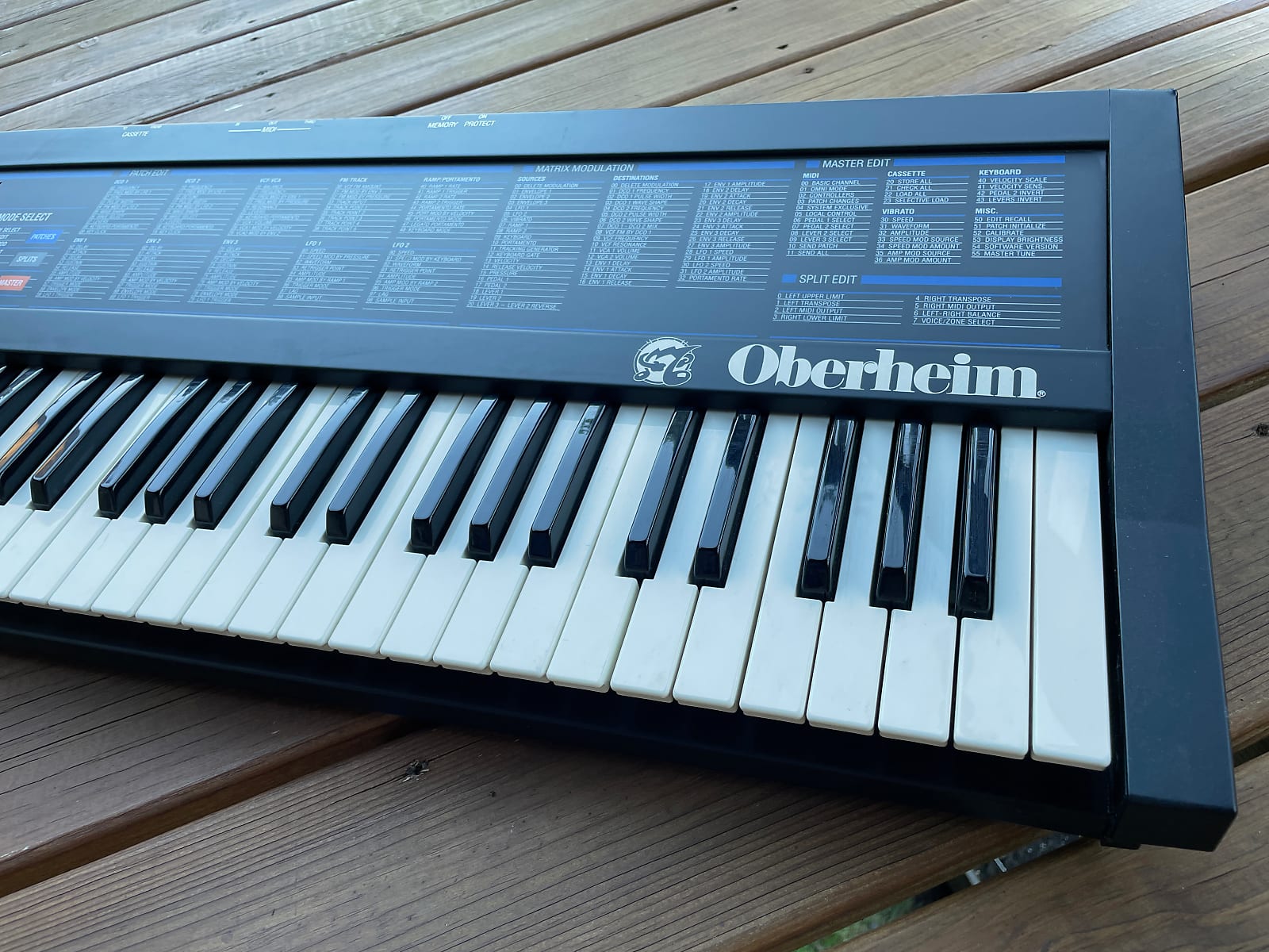 MATRIXSYNTH: Oberheim Matrix 6 w/ Access Matrix Programmer, Tapes
