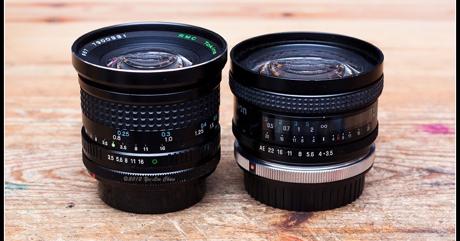 Lens Bubbles: Tamron SP 17mm f3.5 vs. Tokina RMC 17mm f3.5