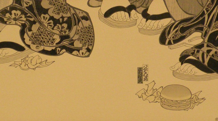 East x West: The Floating World of Masami Teraoka - Escalette