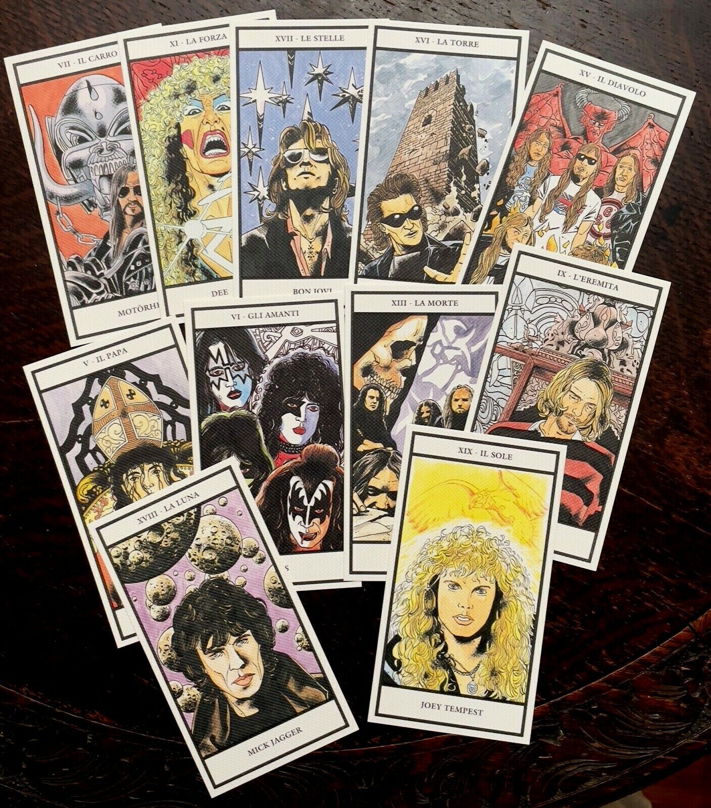 I TAROCKI - 1st, 1995 - ROCK AND ROLL MUSIC TAROT CARD DECK