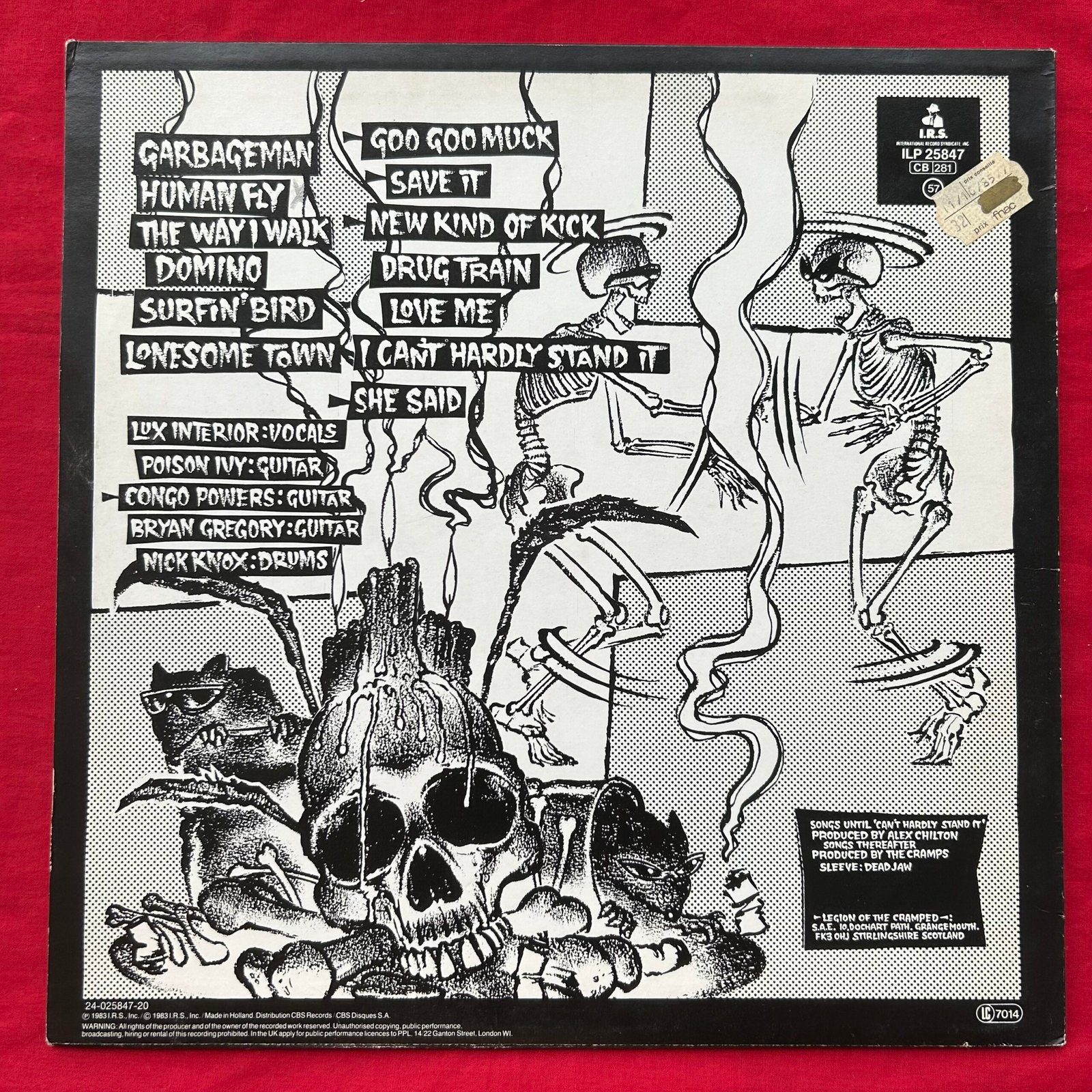 The Cramps – Off The Bone - Black Hole Discos