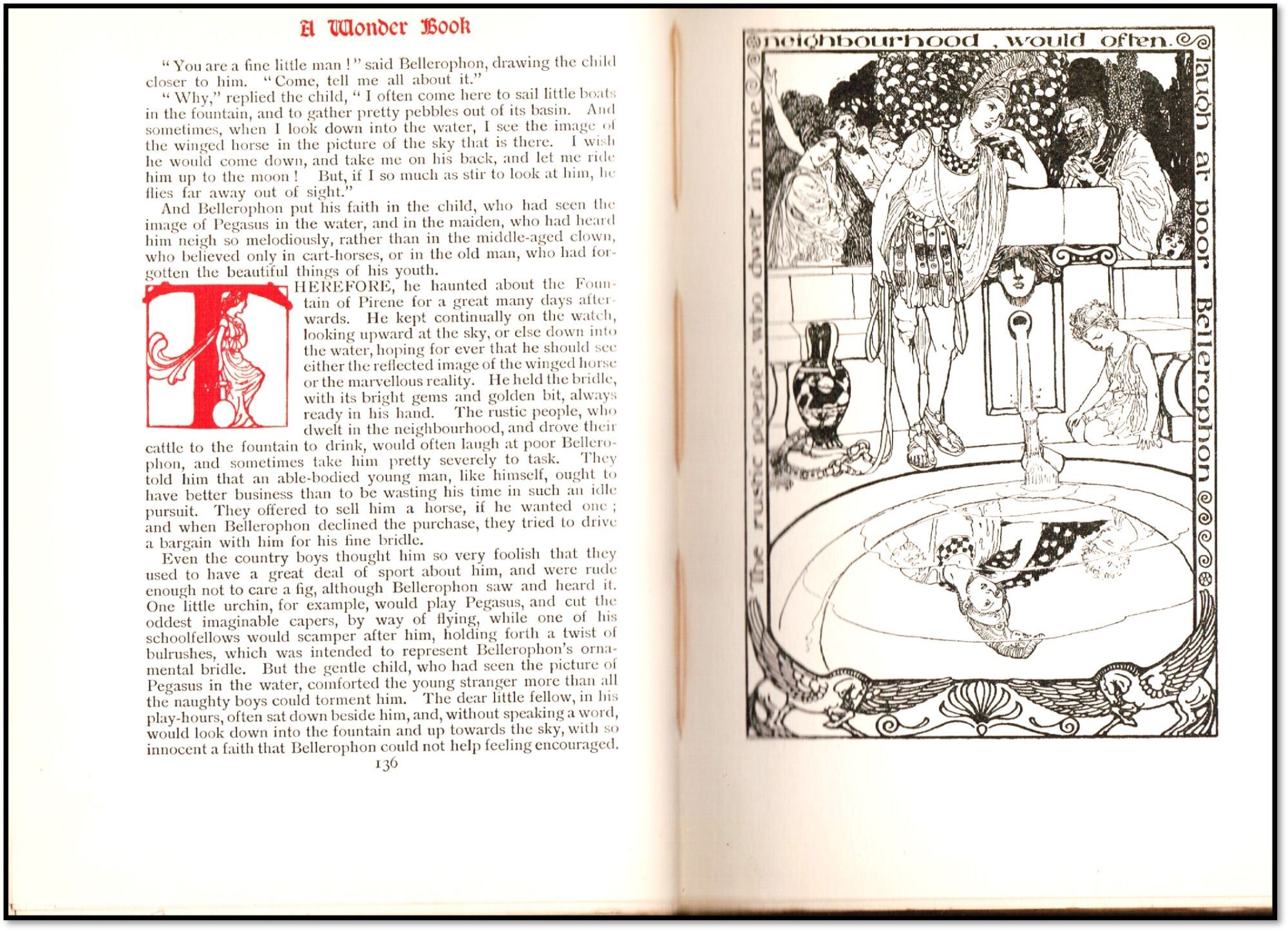 The Wonder Book and Tanglewood Tales Greek Mythology - 19th cent