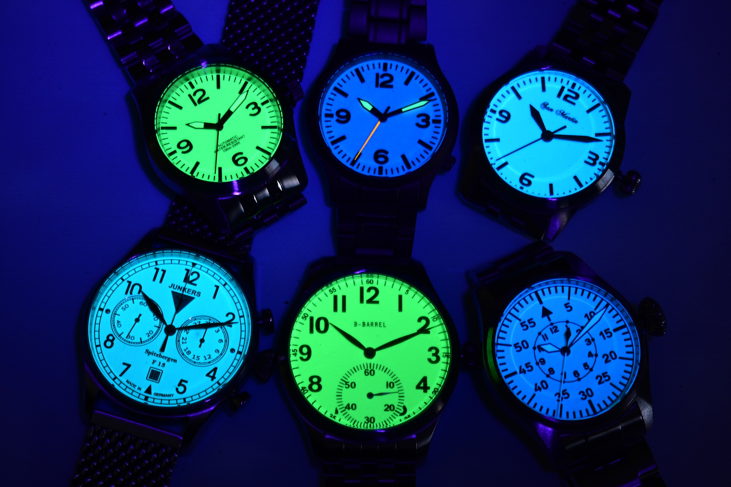 中華時計まとめ】全面夜光時計の魅力【Full lume】 | 銀の備忘録