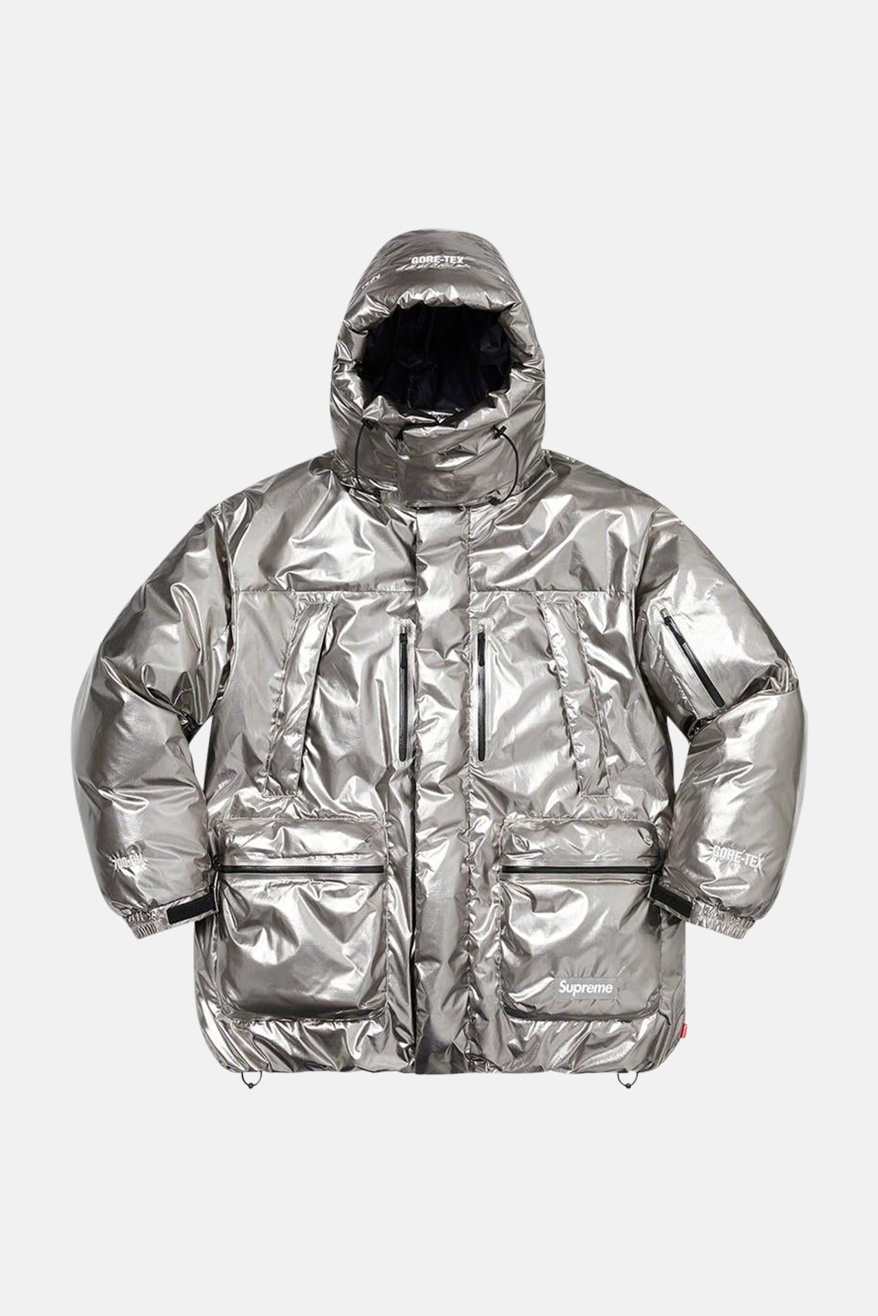 Supreme GORE-TEX 700-Fill Down Parka Silver – blueandcream