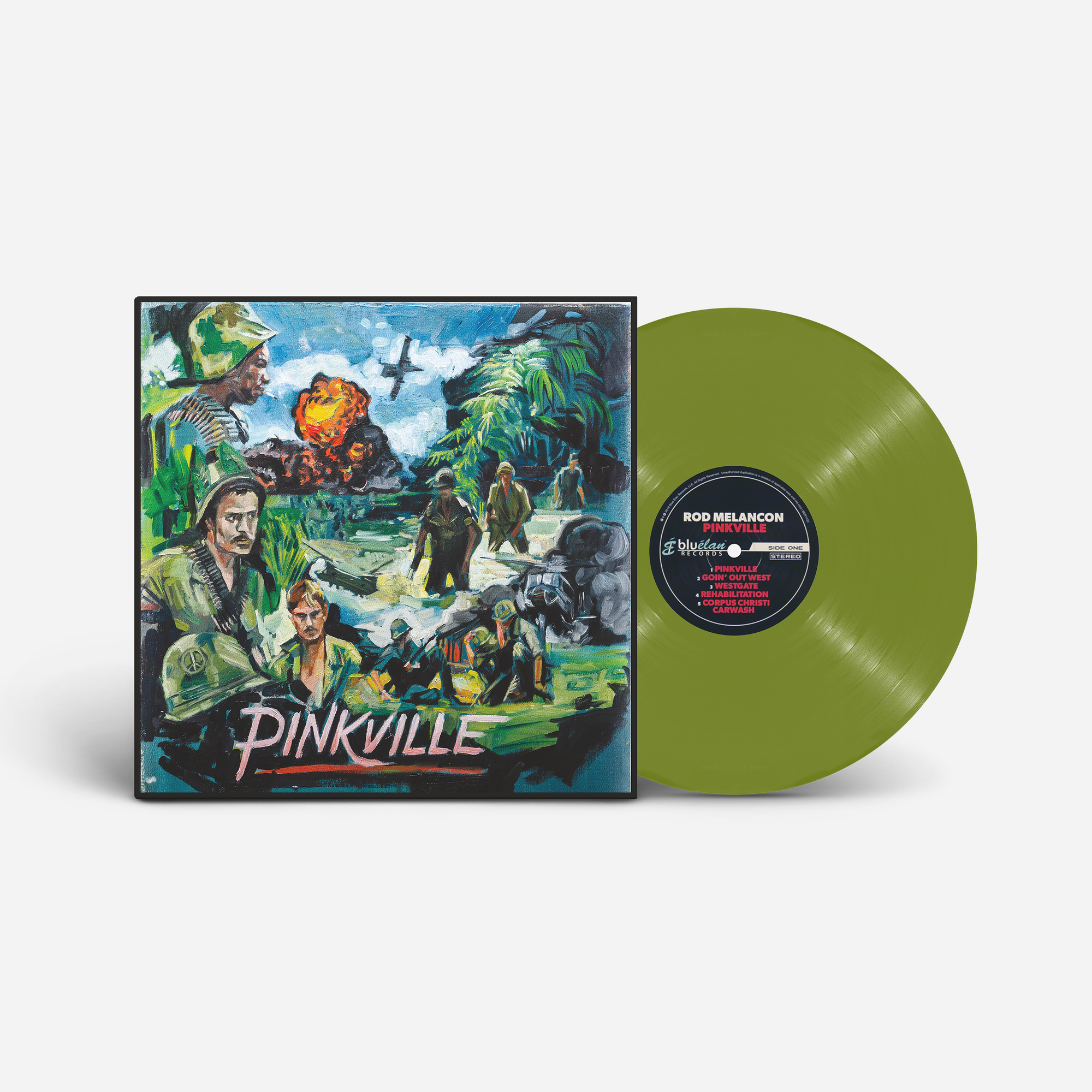 Pinkville - LP in Army Green [LIMITED EDITION] - Blue Élan Records