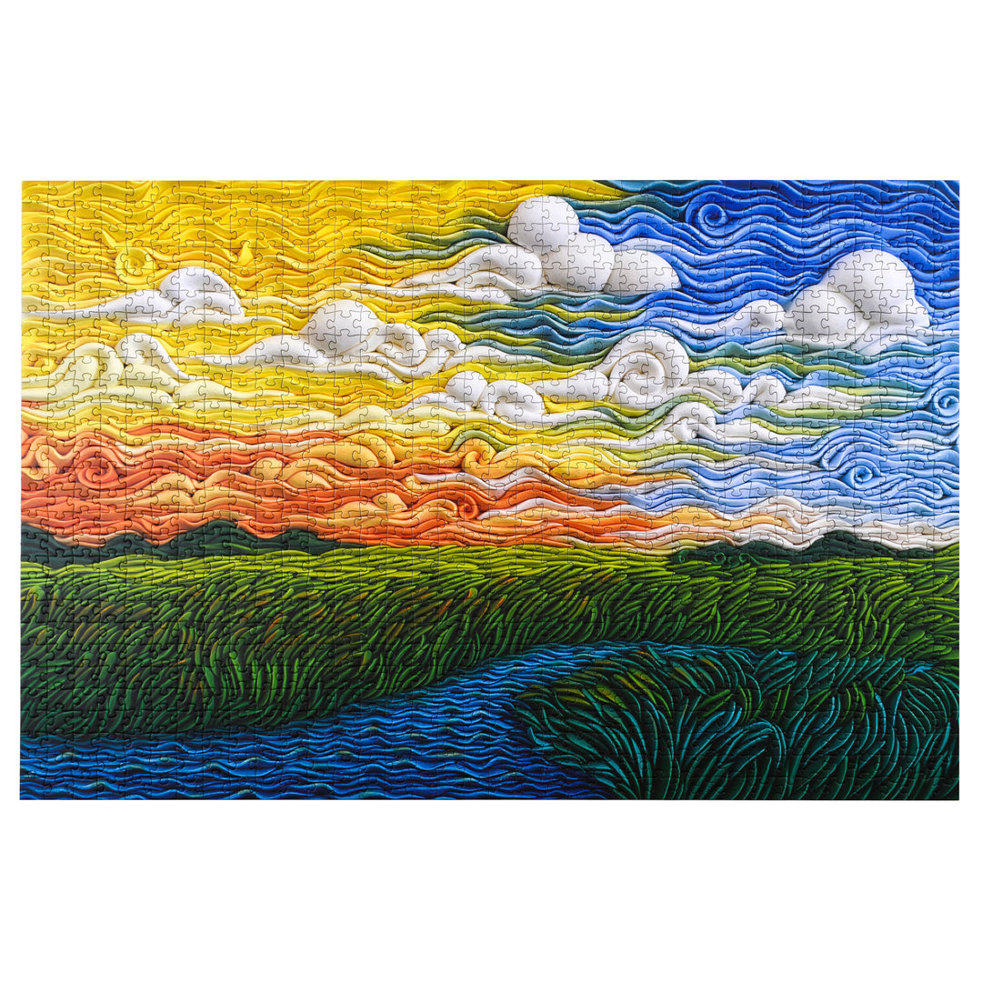 MERIDIAN Colorful Jigsaw Puzzle by Blue Kazoo