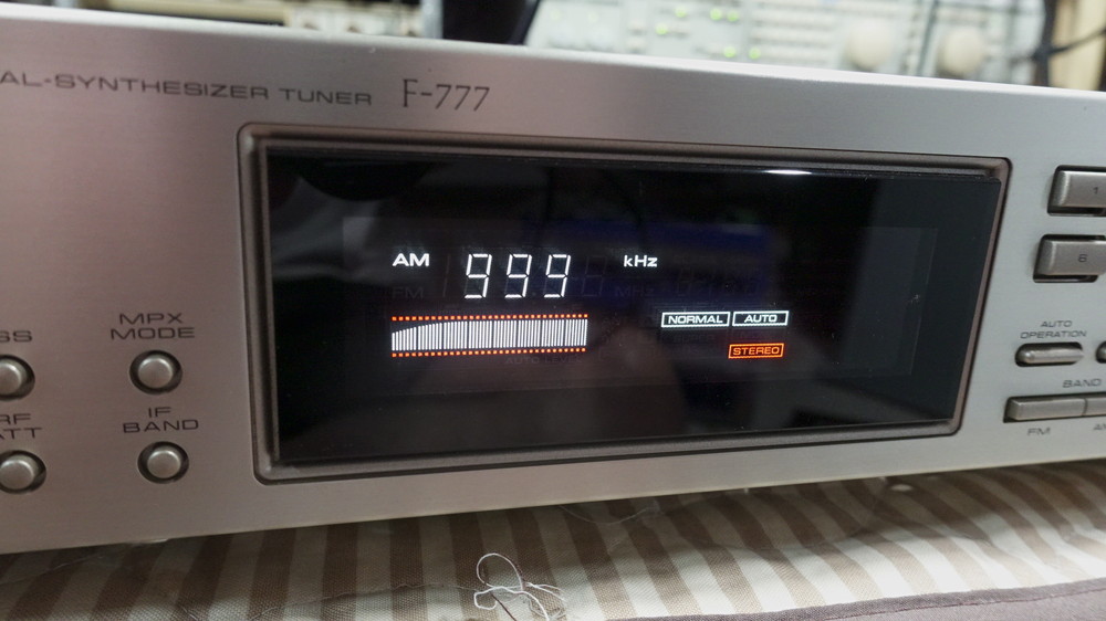 PIONEER F-777 修理調整記録: BLUESS Laboratory