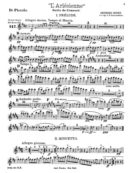 L'Arlesienne – BandMusic PDF Library