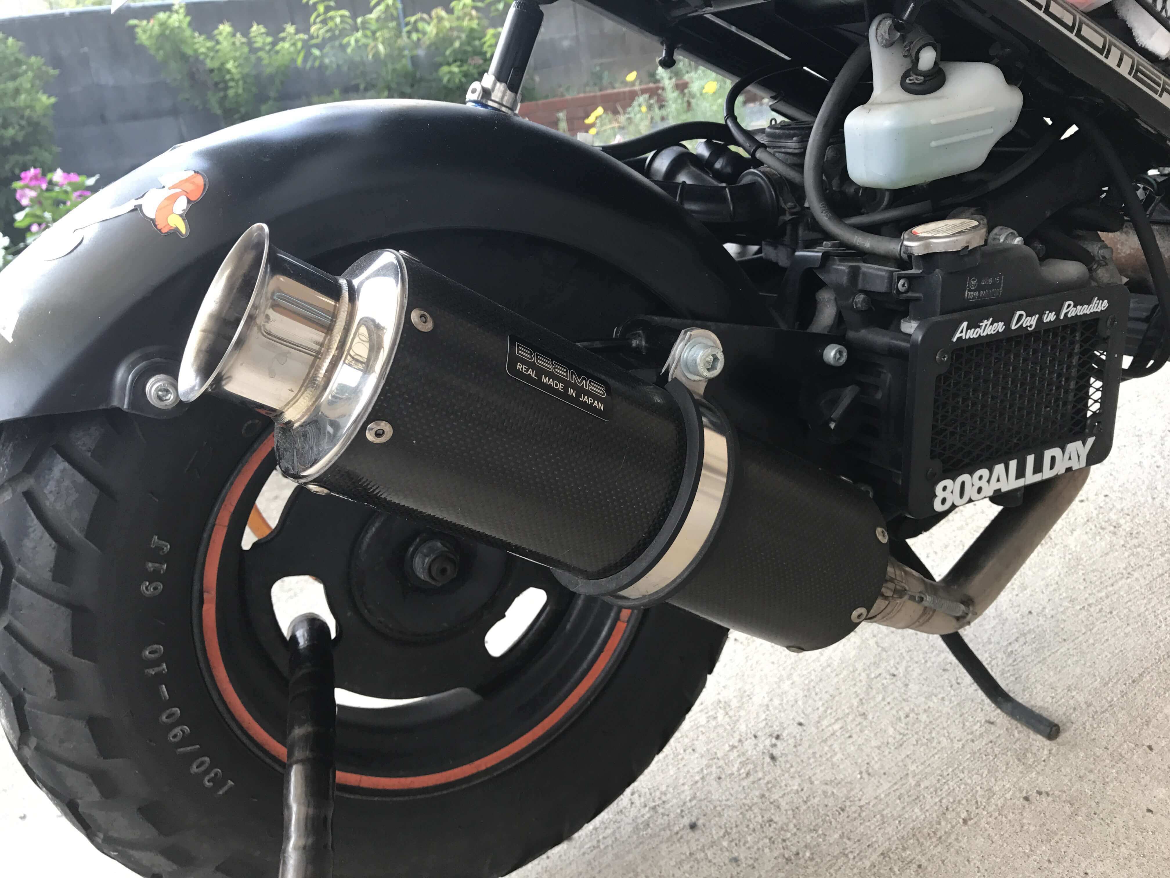 ズーマー マフラーカスタム BEAMS SS300 ソニック カーボン – アップル