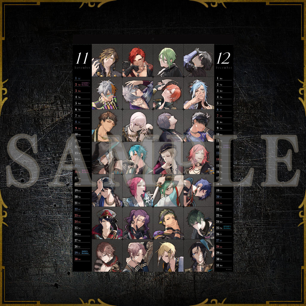 カレンダー AGF2024ver. – ブラックスター -Theater Starless