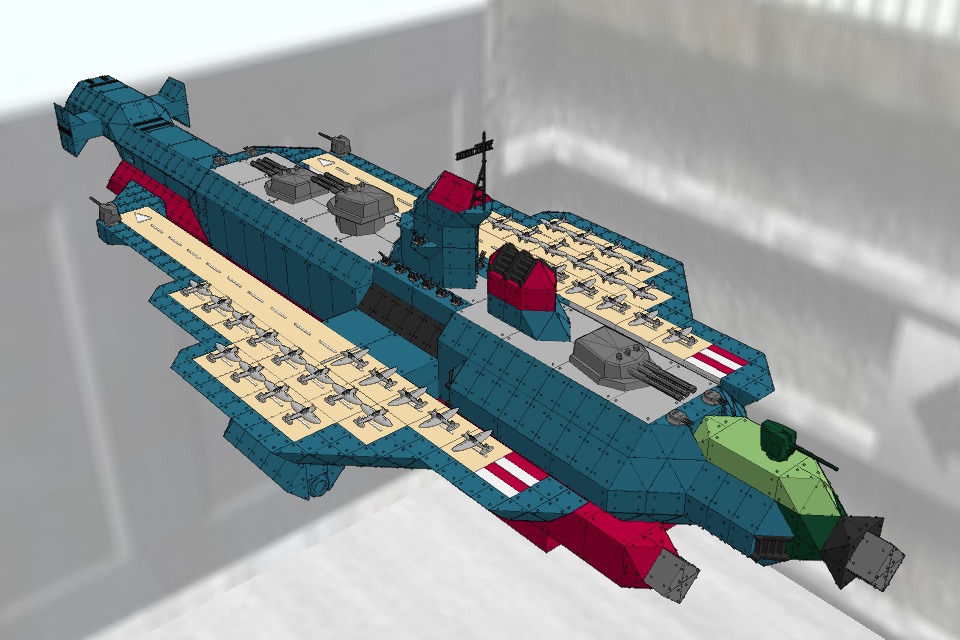 宇宙空母ブルーノア Ver1.0 - バトルシップクラフト（Battleship Craft