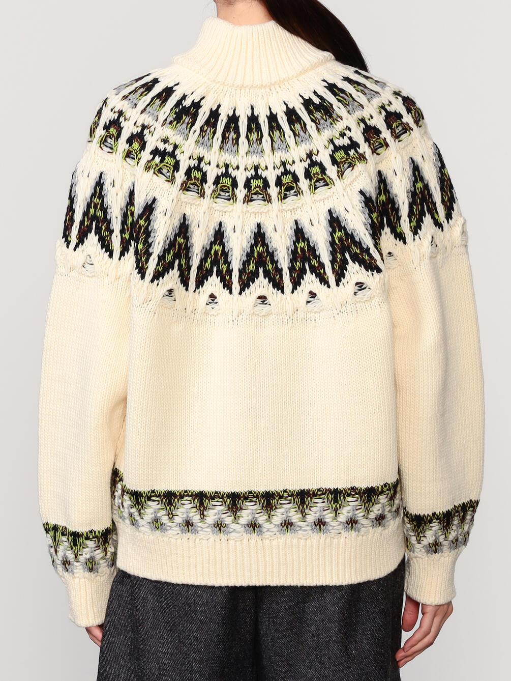 COOHEM | 〈別注〉ノルディック ニットブルゾン WOMEN