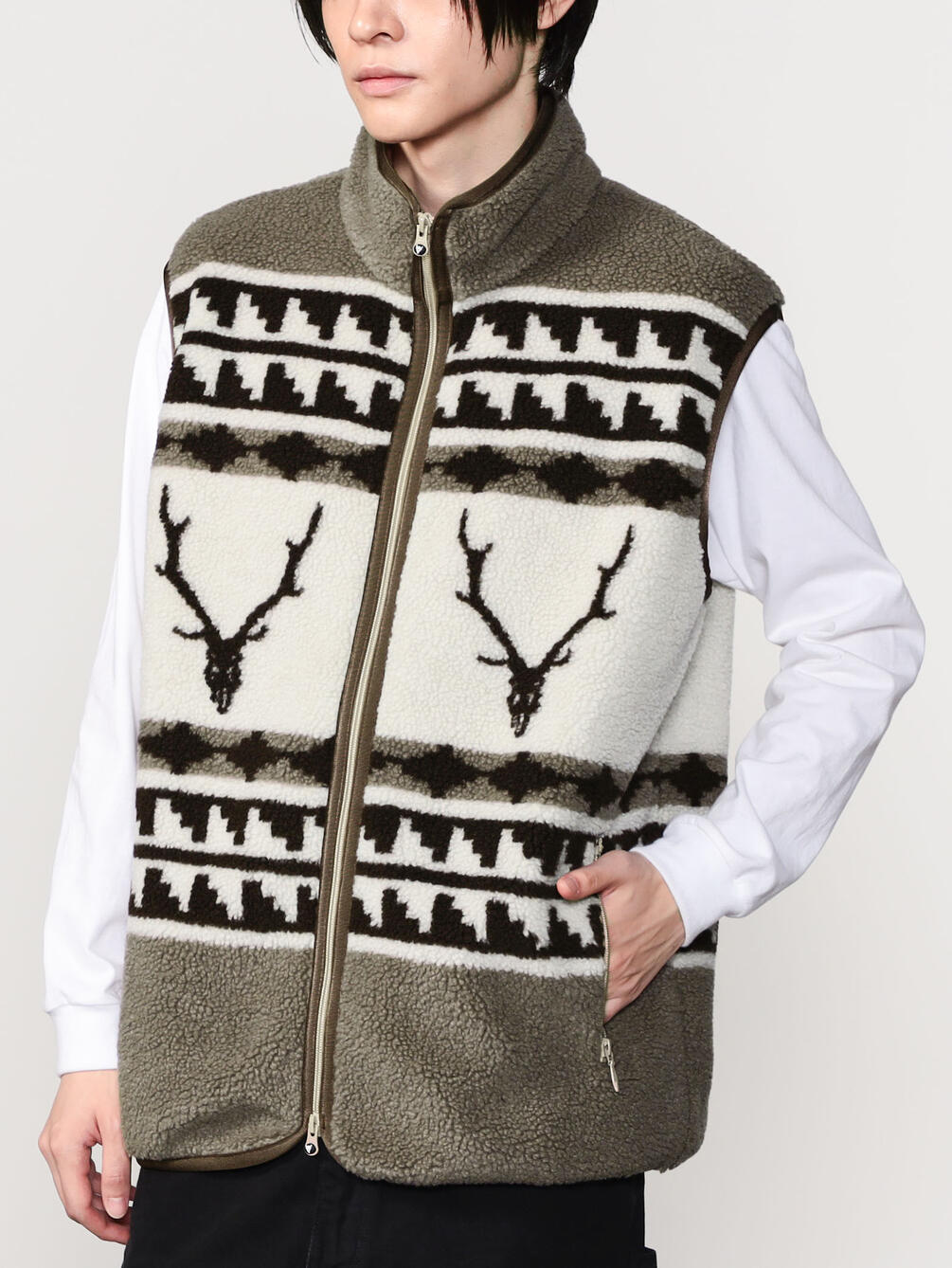 South2 West8 | ボア ベスト MEN