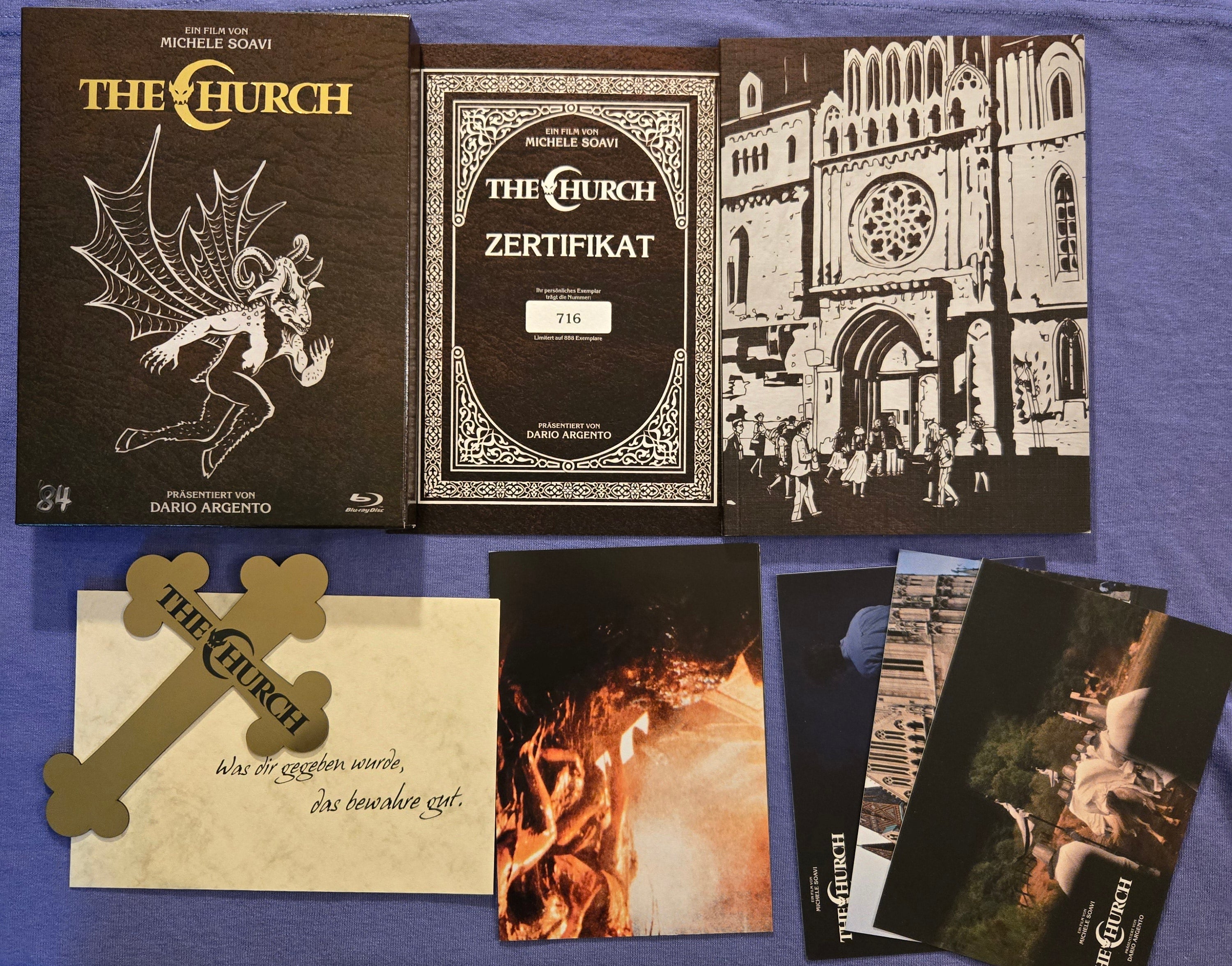 The Church (1989) USED LE 888 Leatherbook - Blu-ray Region B *NO