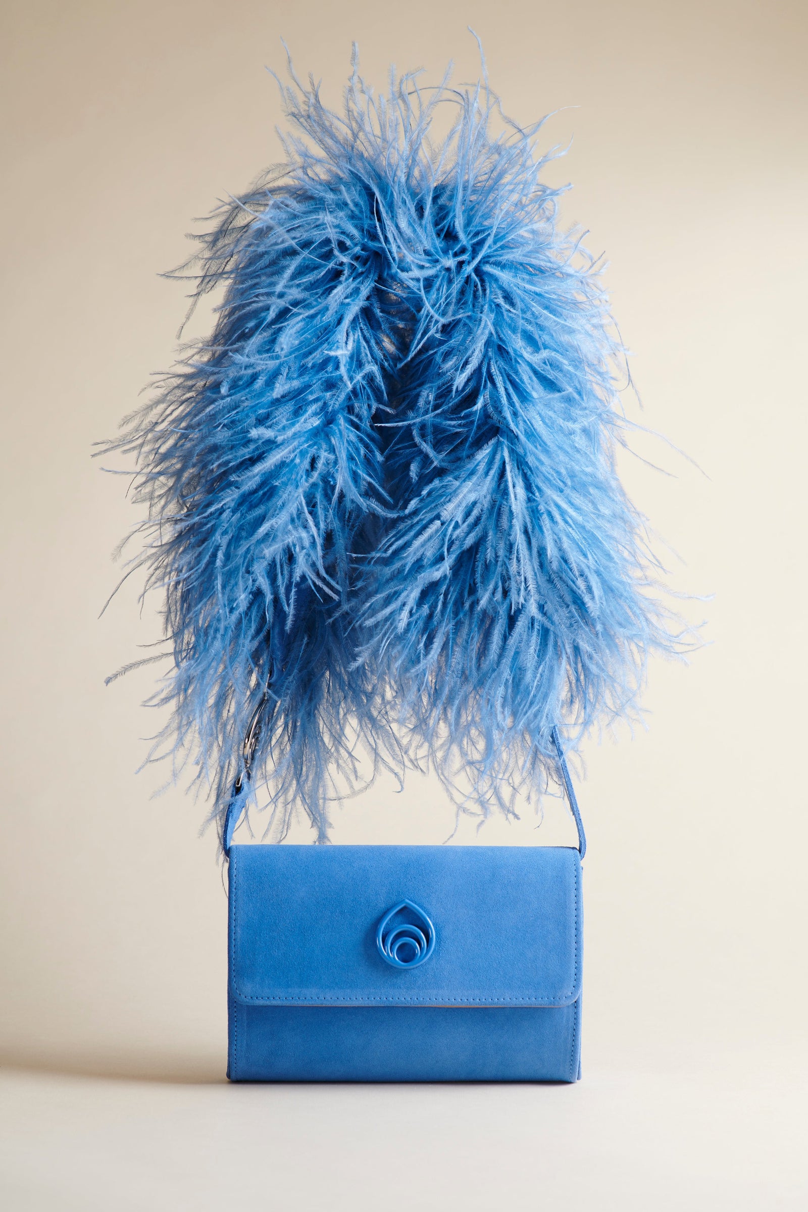 Lijadu Bird Bag in Sky Blue Suede – Brother Vellies