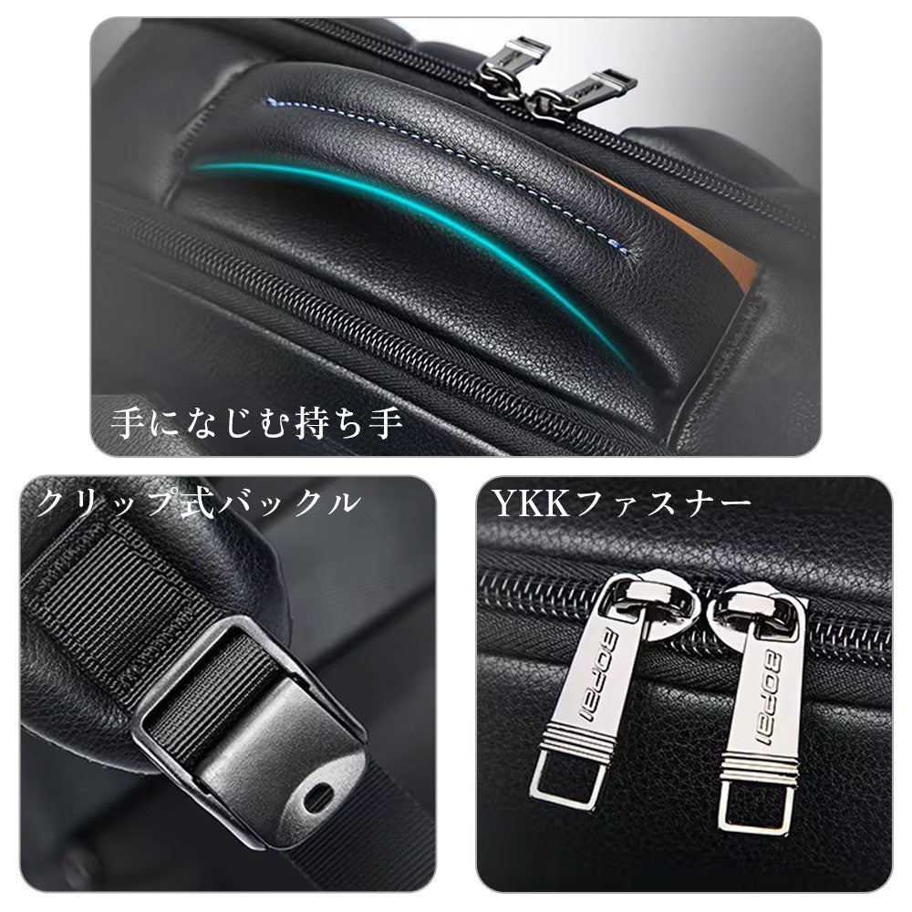 高級レザー】ロンドン 通勤ビジネスリュック by BRODERIK - Broderik