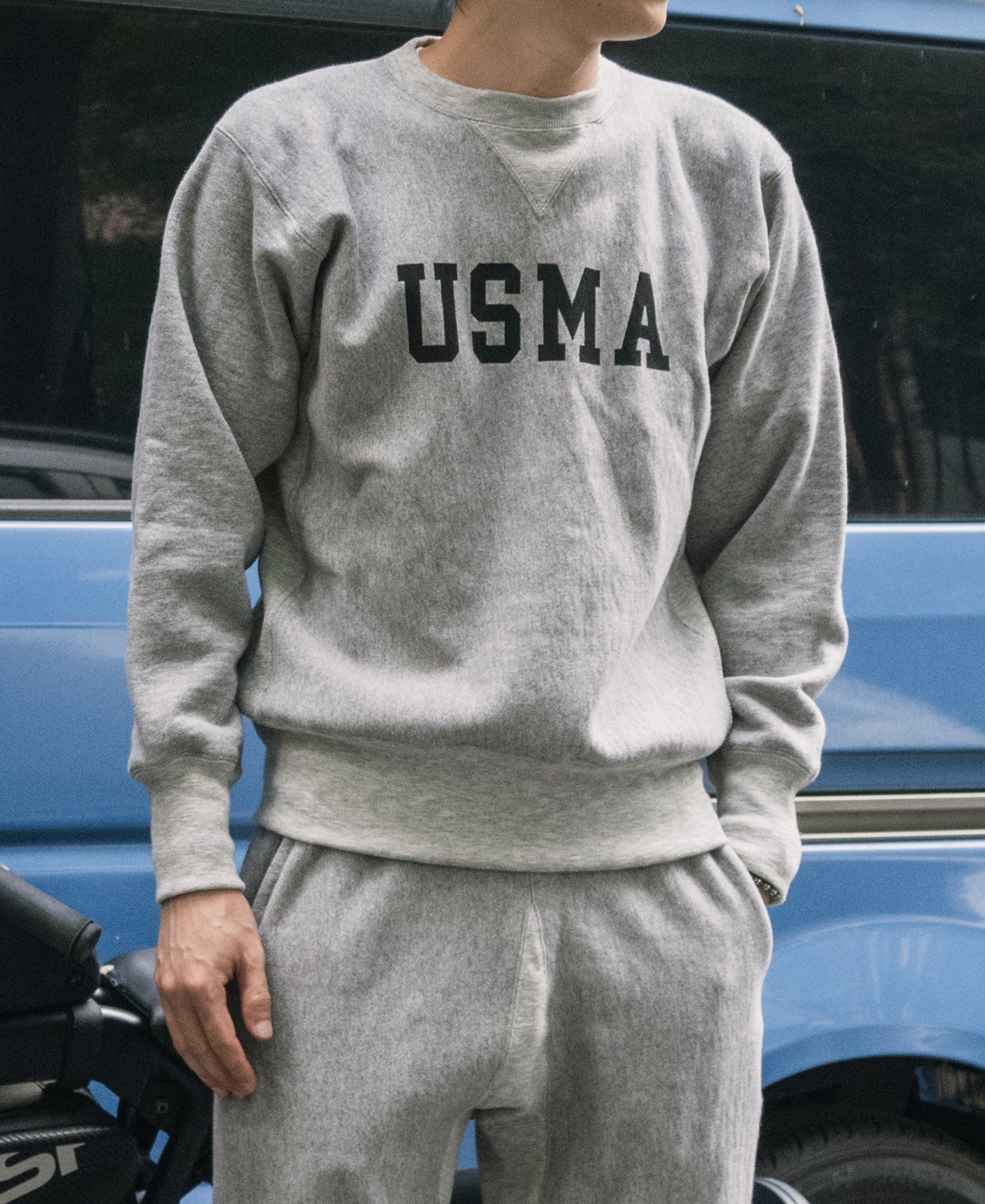 USMA Heavyweight Reverse Weave Cotton Fleece Sweatshirt | Bronson