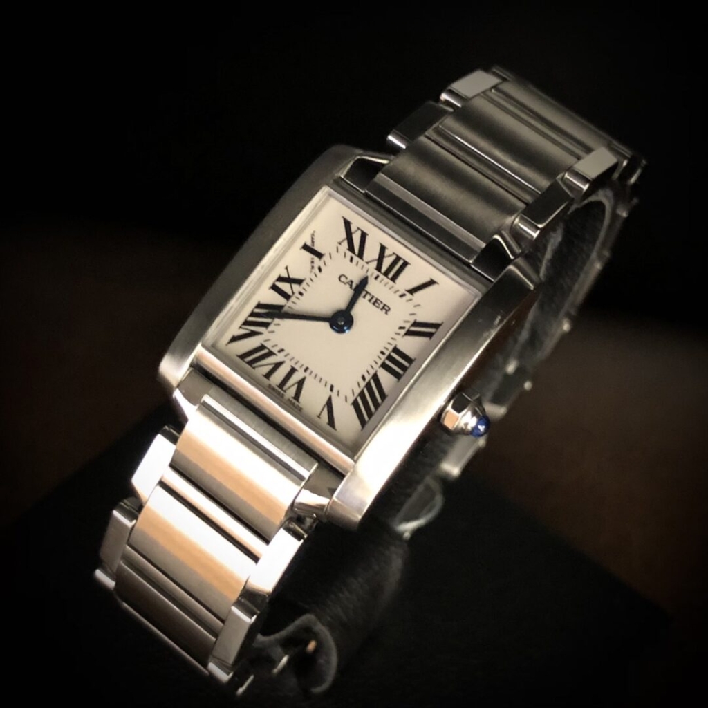 カルティエのタンクフランセーズをお探しならブローチ時計修理工房万代