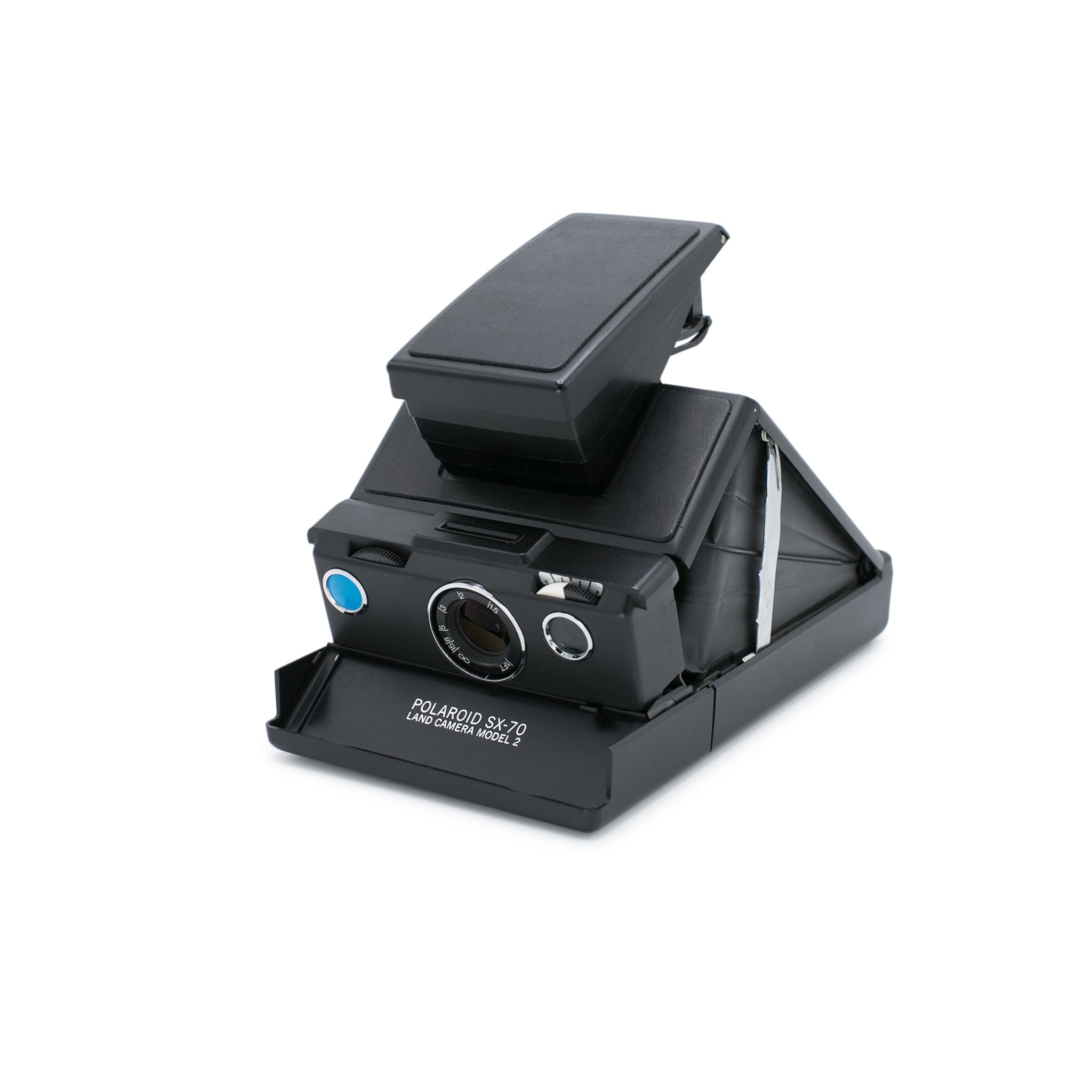 Polaroid SX-70 Model 2 - Black Black – Brooklyn Film Camera