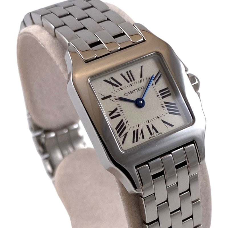 CARTIER】カルティエ サントス ドゥモワゼル SM W25064Z5 腕時計