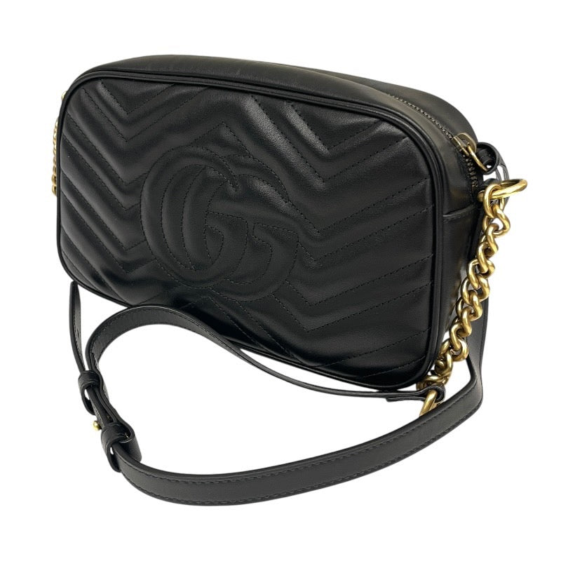 GUCCI】グッチ GGマーモント スモール 447632 ショルダーバッグ レザー