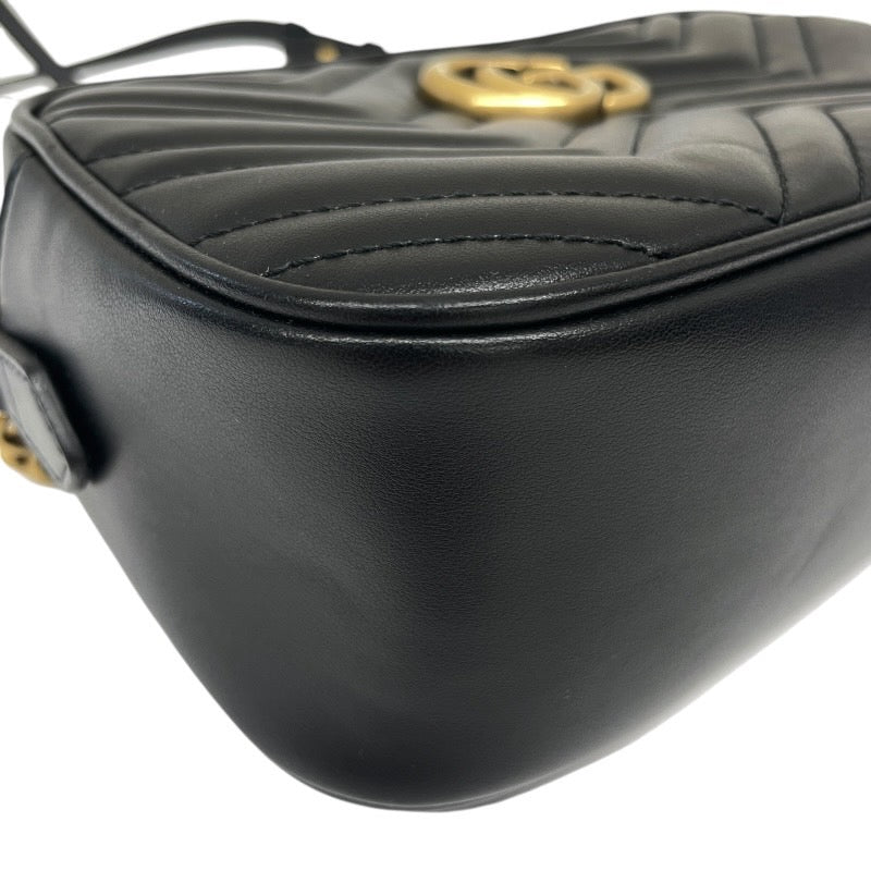 GUCCI】グッチ GGマーモント スモール 447632 ショルダーバッグ レザー