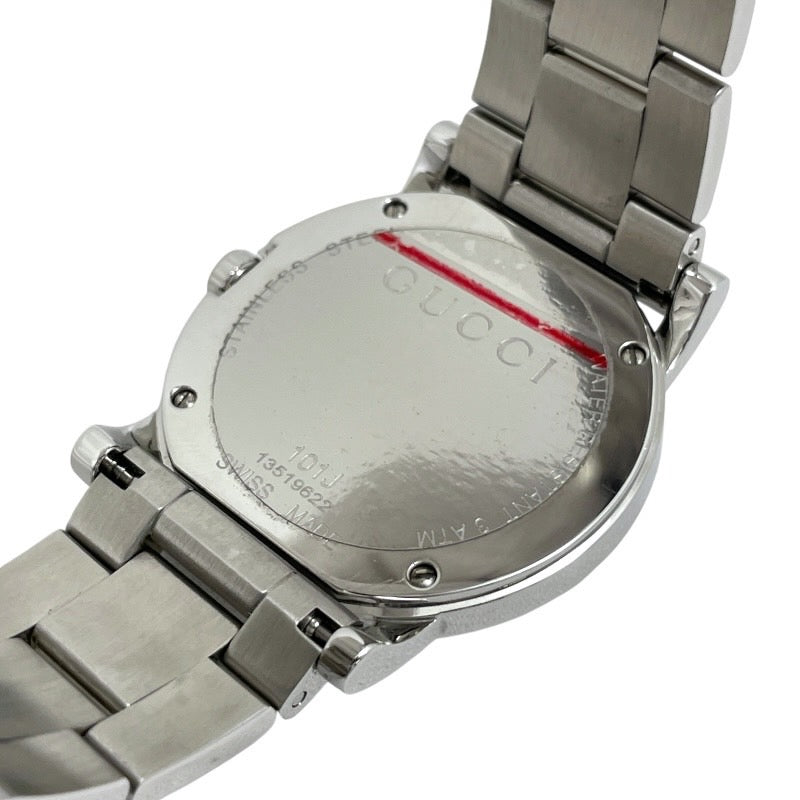 GUCCI】グッチ Gラウンド 101J 腕時計 ステンレススチール ユニ