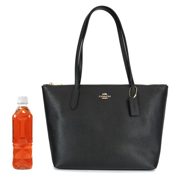 Brandol / COACH コーチ トートバッグ シティ レザートート ブラック