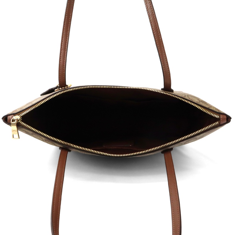Brandol / COACH コーチ トートバッグ シグネチャー ジップトップ