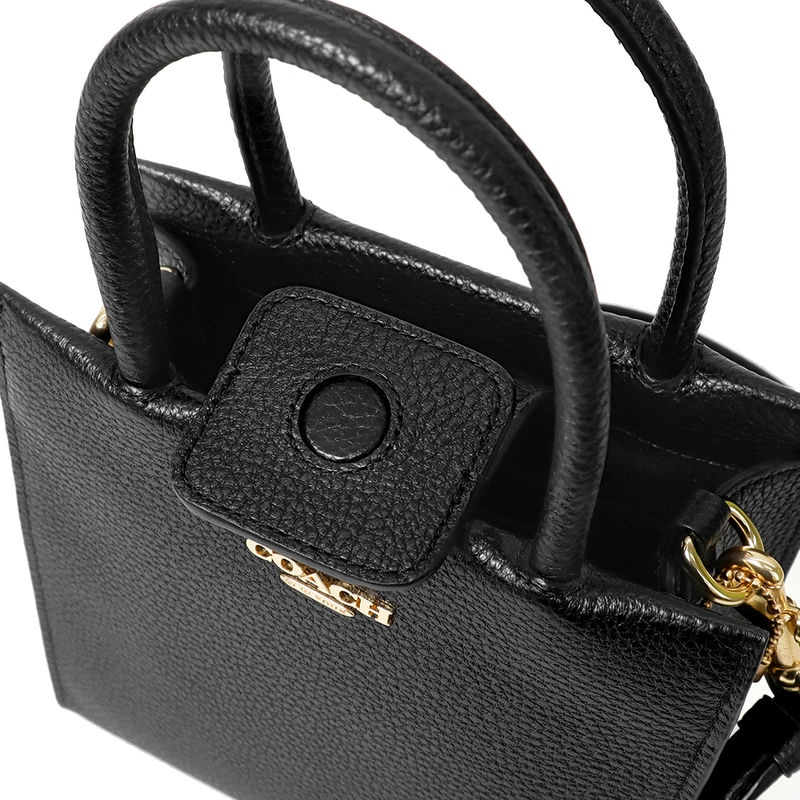 Brandol / COACH コーチ ショルダーバッグ 縦型 レザー 2way