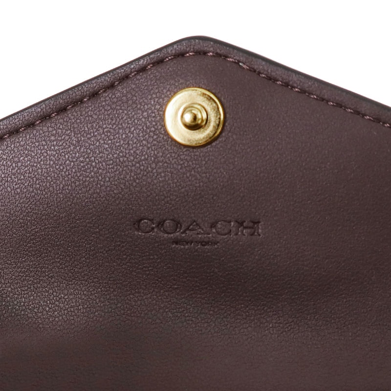 Brandol / COACH コーチ 名刺入れ シグネチャー カードケース ブラック