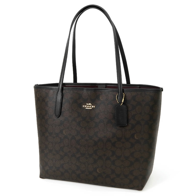 Brandol / COACH コーチ トートバッグ シグネチャー キャンバス シティ