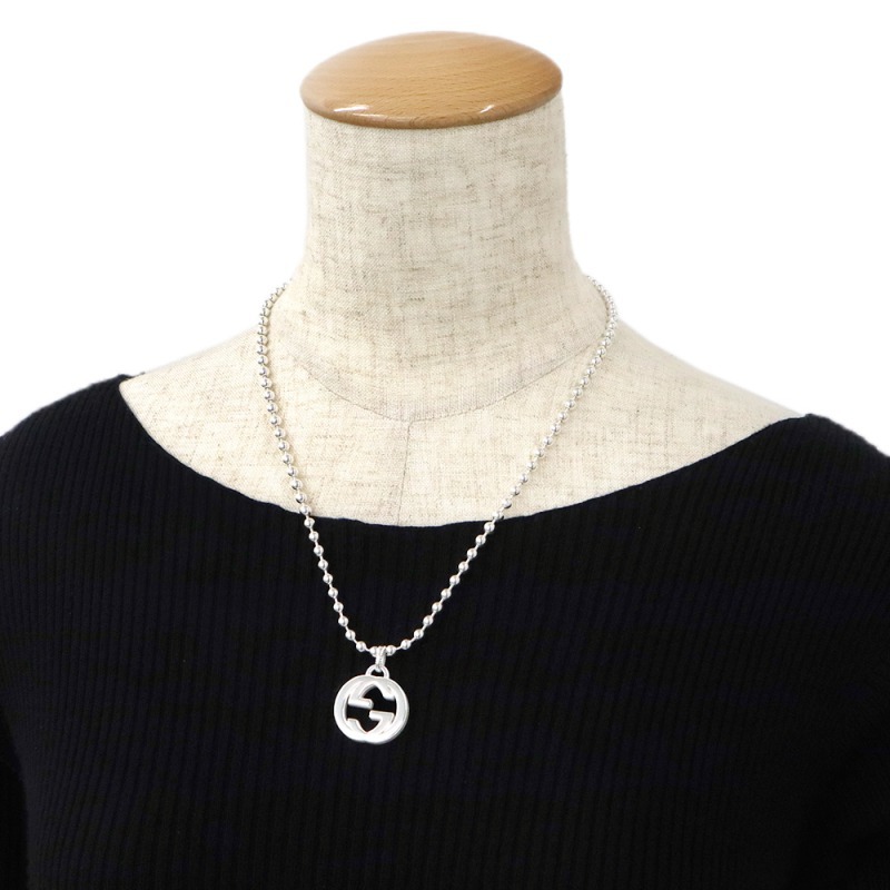 Brandol / GUCCI グッチ ネックレス インターロッキングG ボール