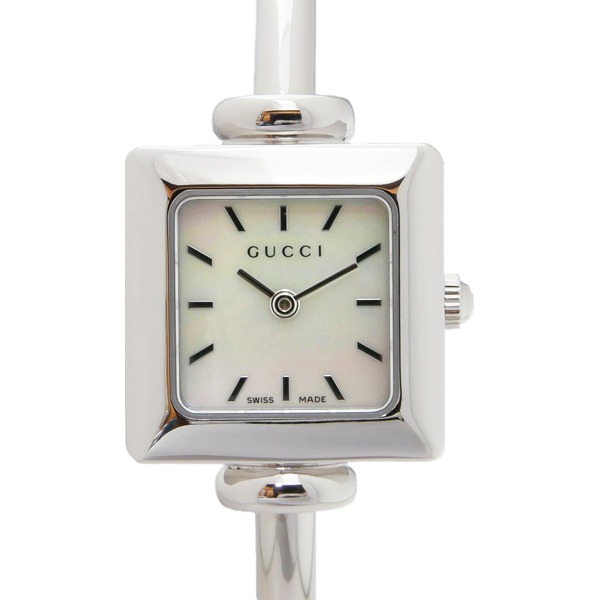 Brandol / GUCCI グッチ レディース腕時計 1900 20mm ホワイトパール