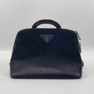 プラダ モノクローム サフィアーノ ハンドバッグ 赤 1BA155 買取実績