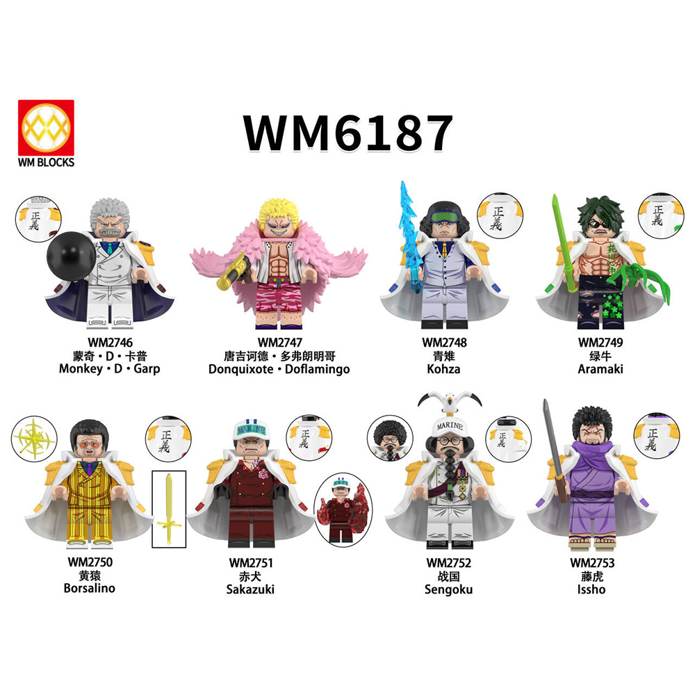 Anime One Piece Sengoku WM2752 Minifigures - Brixtoy