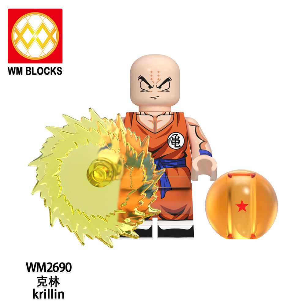 Anime Dragon Ball Z Krillin WM2690 Minifigures - Brixtoy